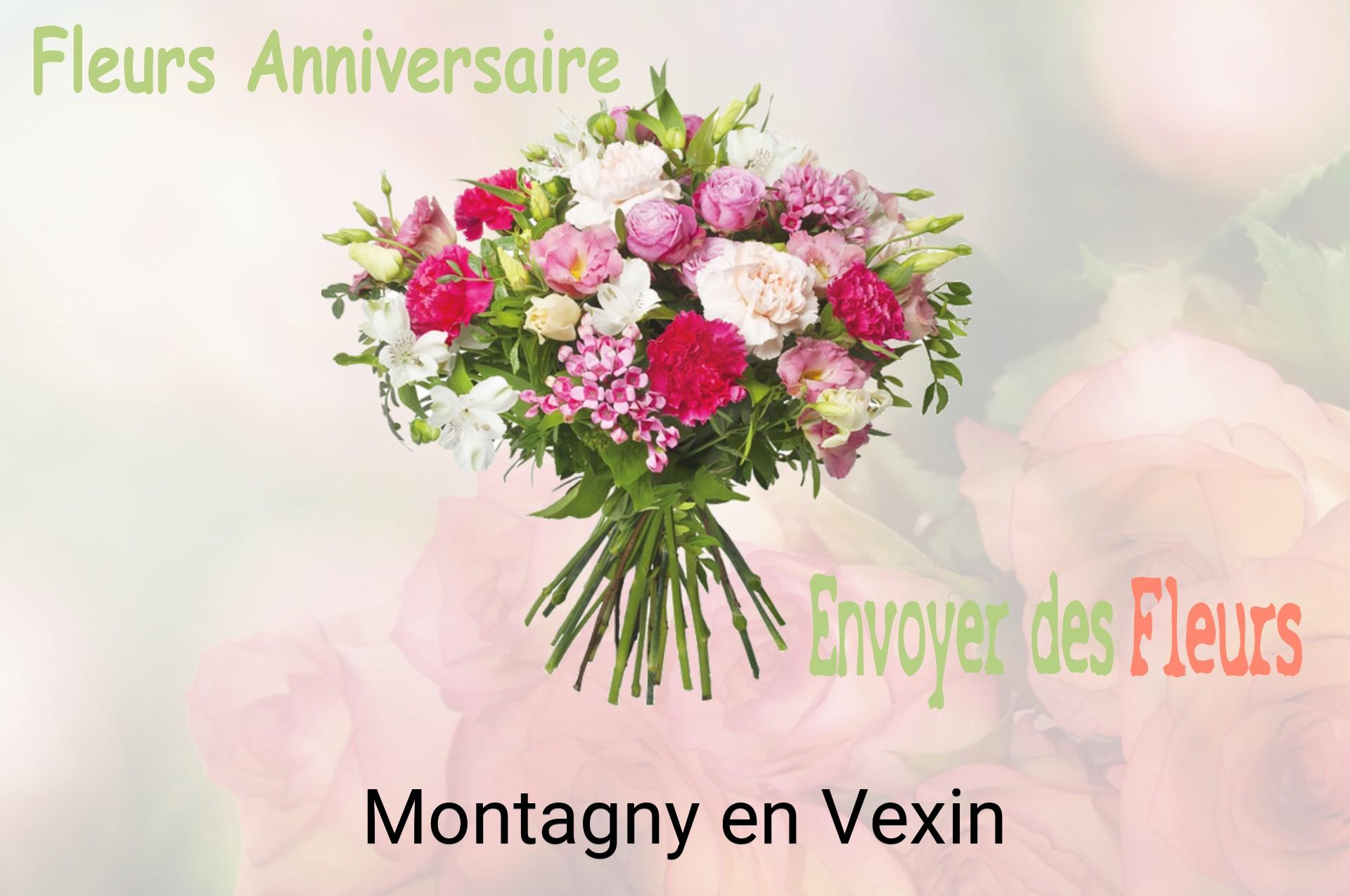 Bouquet de fleurs d’anniversaire livré à Montagny-en-Vexin